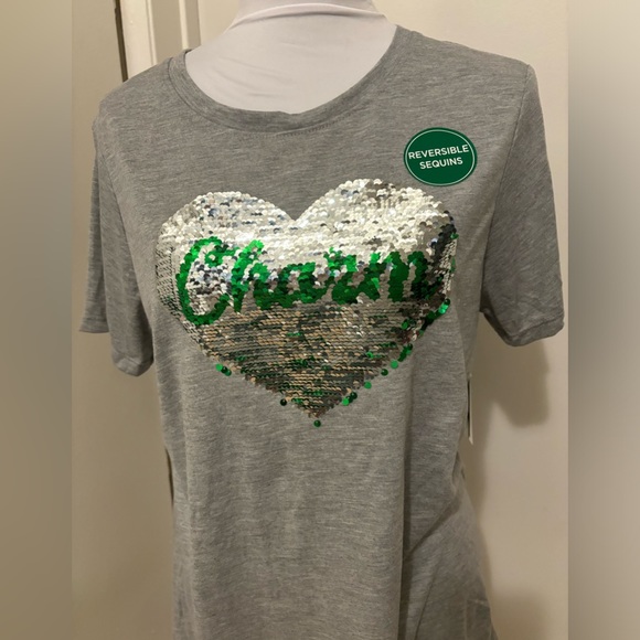 LUCKY 🍀 CHARM shirt NWT L 11-13 - Picture 2 of 6